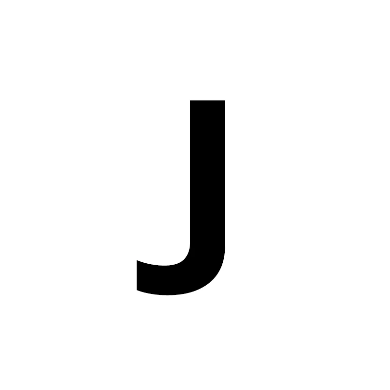 J Унисекс, золото, серебро, цвет, A-Z, 26 букв, первоначальное имя, кольца для мужчин и женщин, геометрический сплав, креативные кольца на палец, ювелирные изделия - Цвет основного камня: J