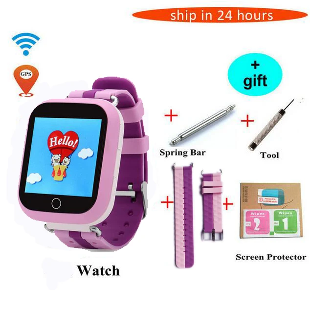 smart baby watch q100s pink