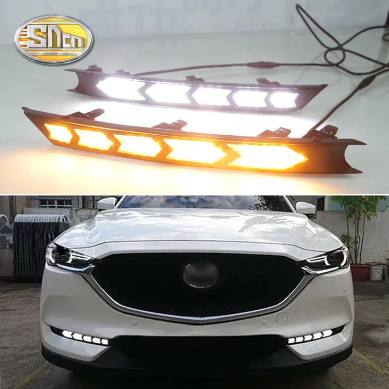  LED Daytime Running Lights For Mazda CX-5 CX5 CX8 CX-8 2017 2018 drl fog lamp 12V ABS DRL Driving l - 4000054097291