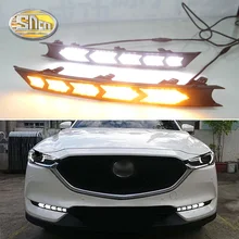 LED Daytime Running Lights For Mazda CX-5 CX5 CX8 CX-8 2017 2018 drl fog lamp 12V ABS DRL Driving lights with turn signals LED Daytime Running Lights For Mazda CX-5 CX5 CX8 CX-8 2017 2018 drl fog lamp 12V ABS DRL Driving lights with turn signals