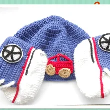 Горячая вязания шляпка для девочки и пинетки набор