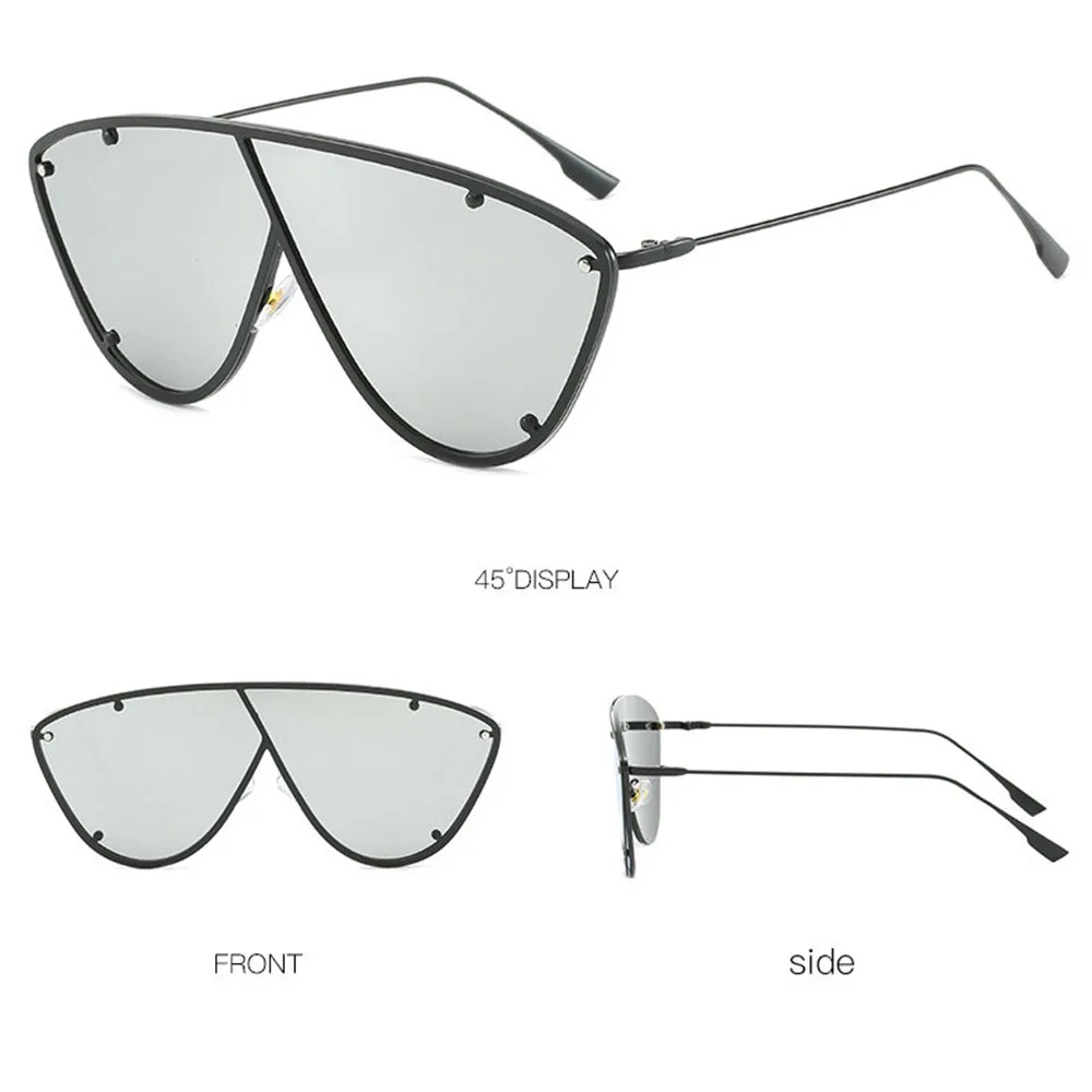 Fashion Ladies Square Sunglasses Women Polygon Shades Vintage Brand Designer Oversized Pilot Sun Glasses For Female NX
