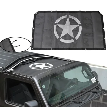 

Car Top Sunshade Cover Roof UV Proof Protection Net for Jeep Wrangler 2018 2019 Car Accessories Styling