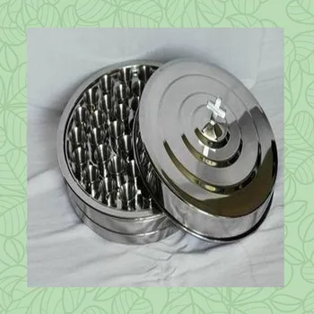 

7pcs Stainless Steel Communion Trays Base with 1pc Lid and 280pcs Steel Cups and 1pot