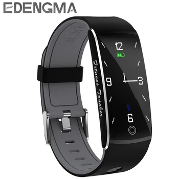 

EDENGMA new smart wristband sport step counter swimming IP68 waterproof Bluetooth 4.0 remote control photo Call Message Watch