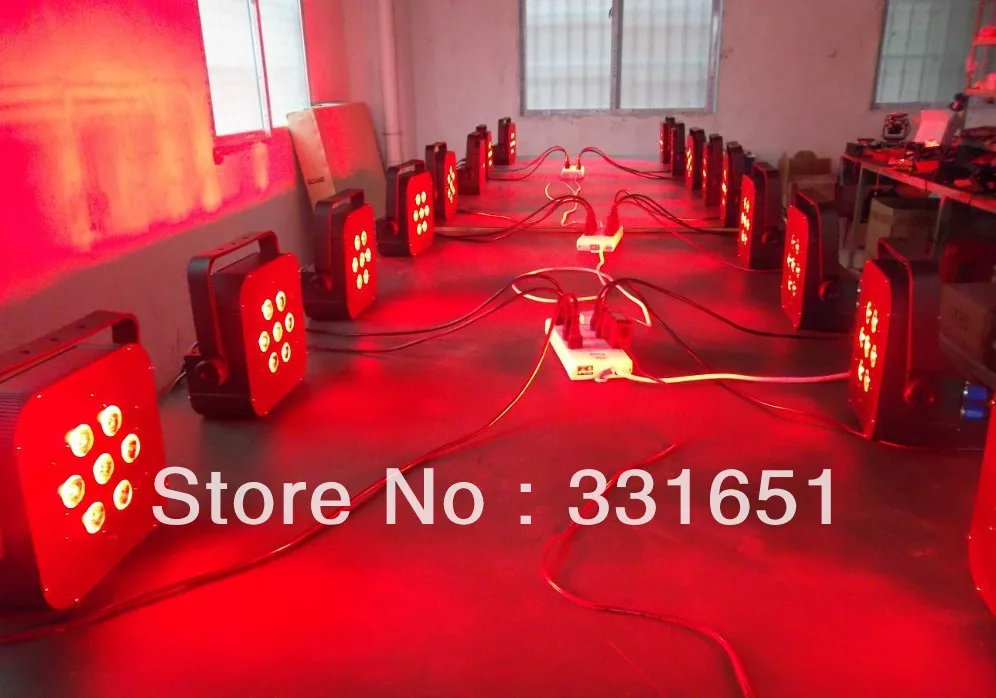 5 шт./лот 2017 горячий DMX 5/9 каналы плоский светодиод Can Light New 7x15W Красочный RGBAW в 1|flat