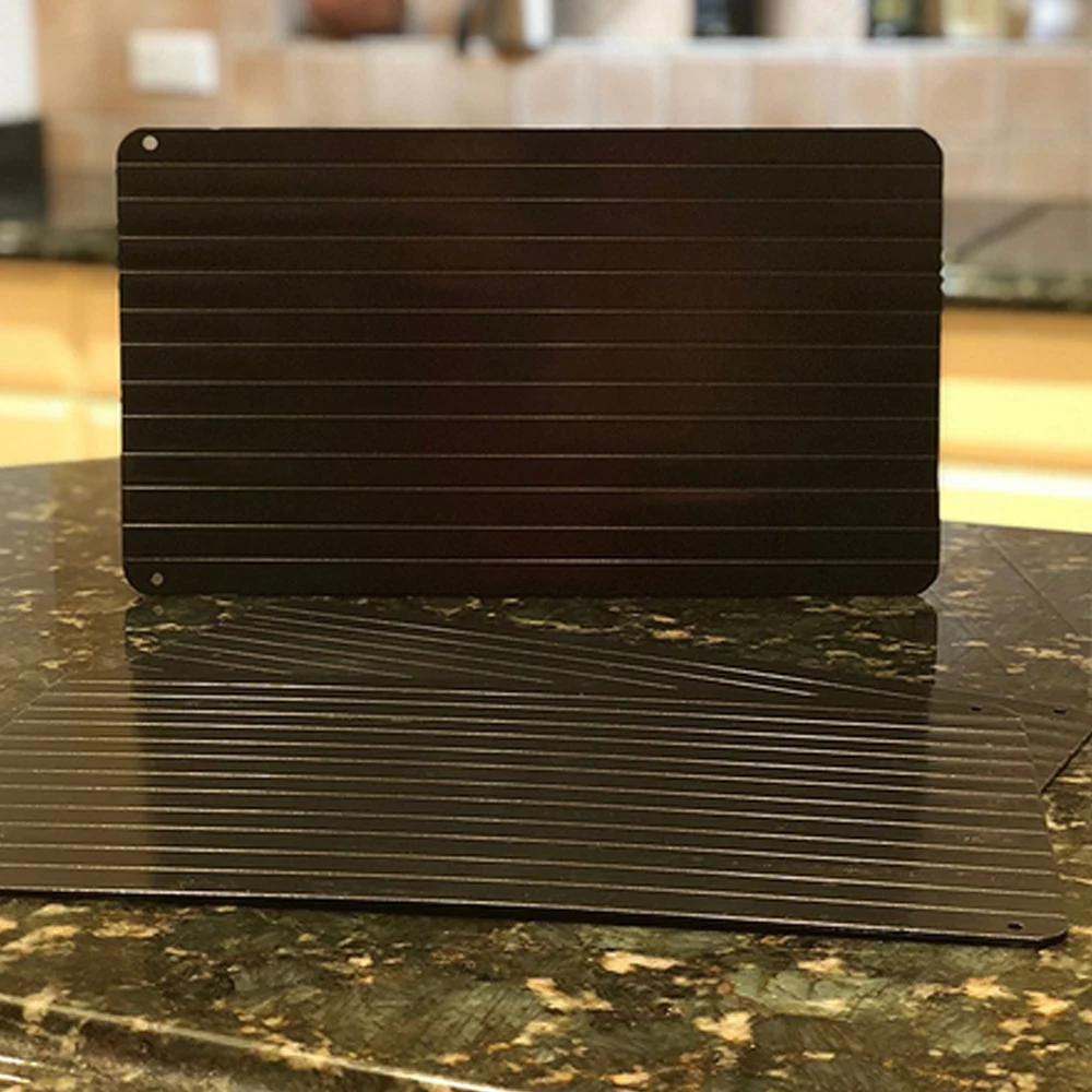 Magic Rapid Thaw Heating Tray Defroster Fast Tray Frozen Food Meat Meat Rib Defrosting Board Safty Defrost Food In Minutes Magic Rapid Thaw Heating Tray Defroster Fast Tray Frozen Food Meat Meat Rib Defrosting Board Safty Defrost Food In Minutes
