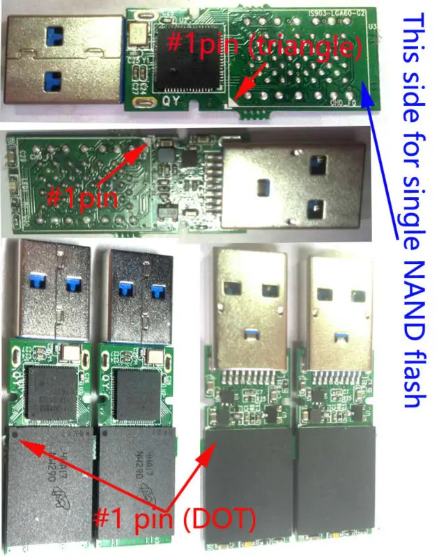 Лучшее качество USB флэш-накопитель PCBA, LGA60/LGA52 двойные колодки, IS903 контроллер USB3.0 PCBA с чехлами, DIY UFD наборы