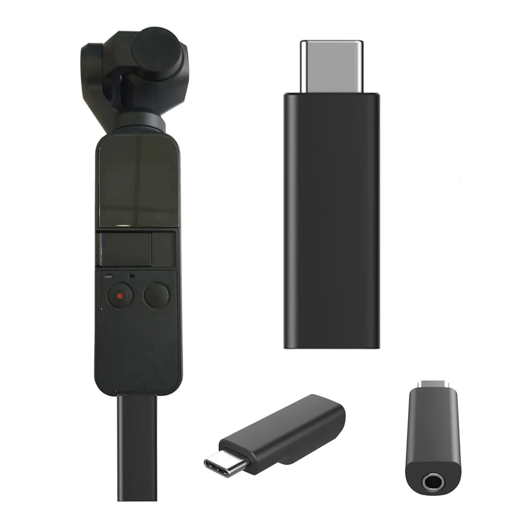 OSMO Карманный USB-C до 3,5 мм микрофон адаптер для DJI OSMO карманная часть
