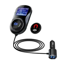 Новый 1,4 дюймов Автомобильный Bluetooth MP3 Dual USB Автомобильное зарядное устройство fm-передатчик Bluetooth4.1 + EDR автомобильный музыкальный плеер