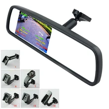 Free Shipping, New 4.3″ TFT-LCD Special Car Rearview Mirror Monitor with Original Bracket, Car Video Parking Assistance Monitor