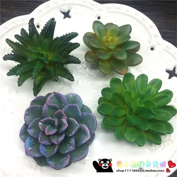 

High Quality Cute Simulation Succulent Plants Fridge Magnet Green Plant Decorative Magnetic Refrigerator Magnets Home Decor