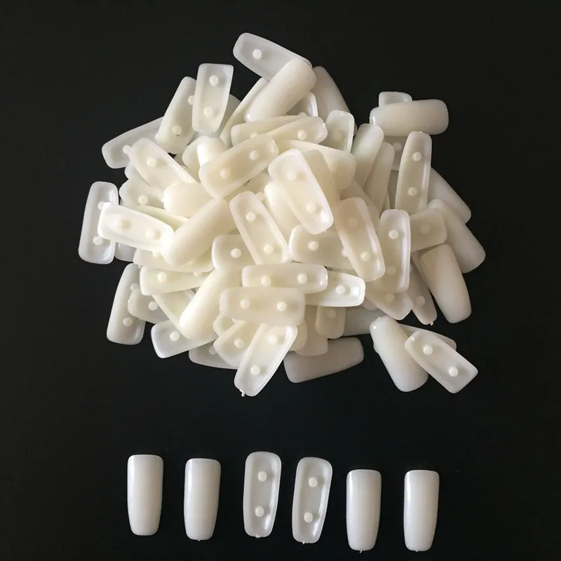 

200pcs/lot nail tips for practice use Practice display Training Nail Art False Tips Display Training Tools