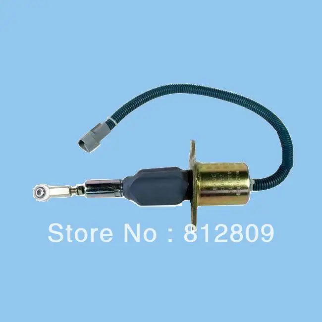 NEW DIESEL SHUT OFF SOLENOID 4063712 Generator 6CT 8.3L 24V Excavator flameout Fuel cutoff solenoid, Solenoid Switch