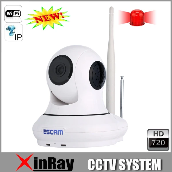 

Newest Full HD 720P IP Camera P2P Wirless Wifi Home Security CCTV Camera with 64 Wireless Alarm Support IOS Smart Phone QF500
