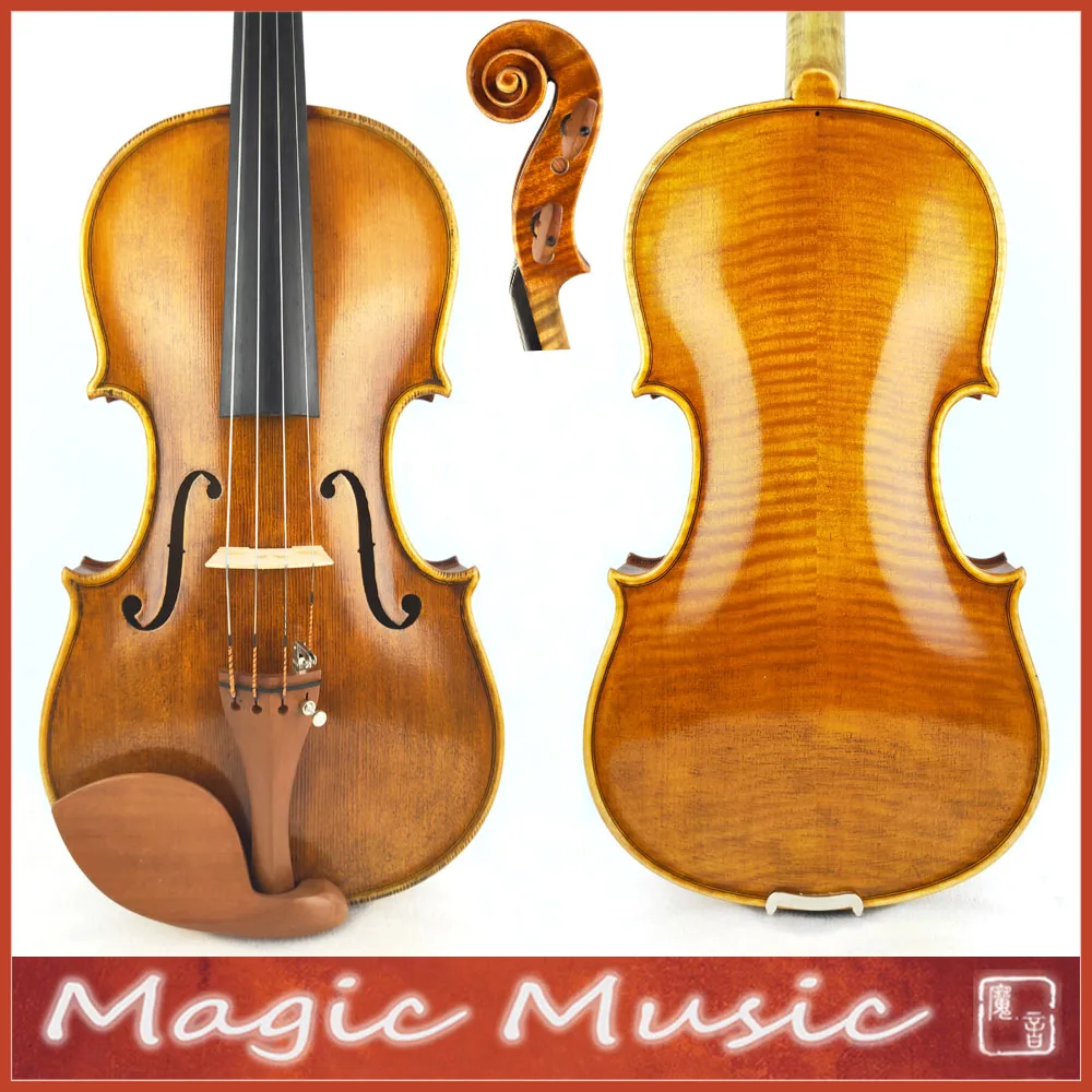 

50 Years Old Spruce! Copy of a 19th Century Italian Viola Size 15 inch, Stradivarius Model & Handmade Oil Varnish