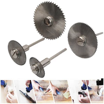 

HSS Circular Saw Blades Wood Cutting Discs Rotary Blades Tool Mandrel Set TN99