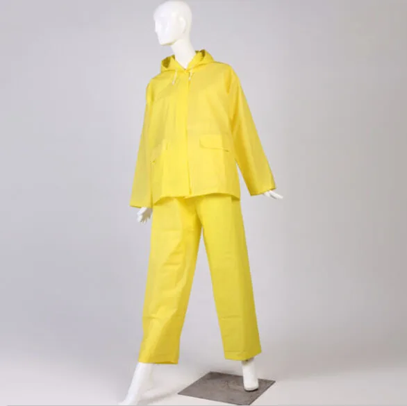Плащ+ дождь брюки многоразовые Женская мода плащ прозрачный лаборатории Открытый капюшоном Разделение Тип наборы утолщение 6 цветов GM1908
