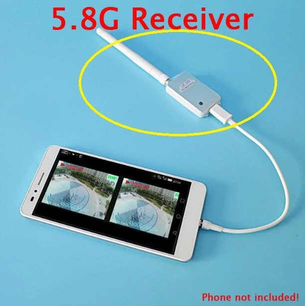 5.8G FPV mini Receiver Mobile phone receiver for RC Drone