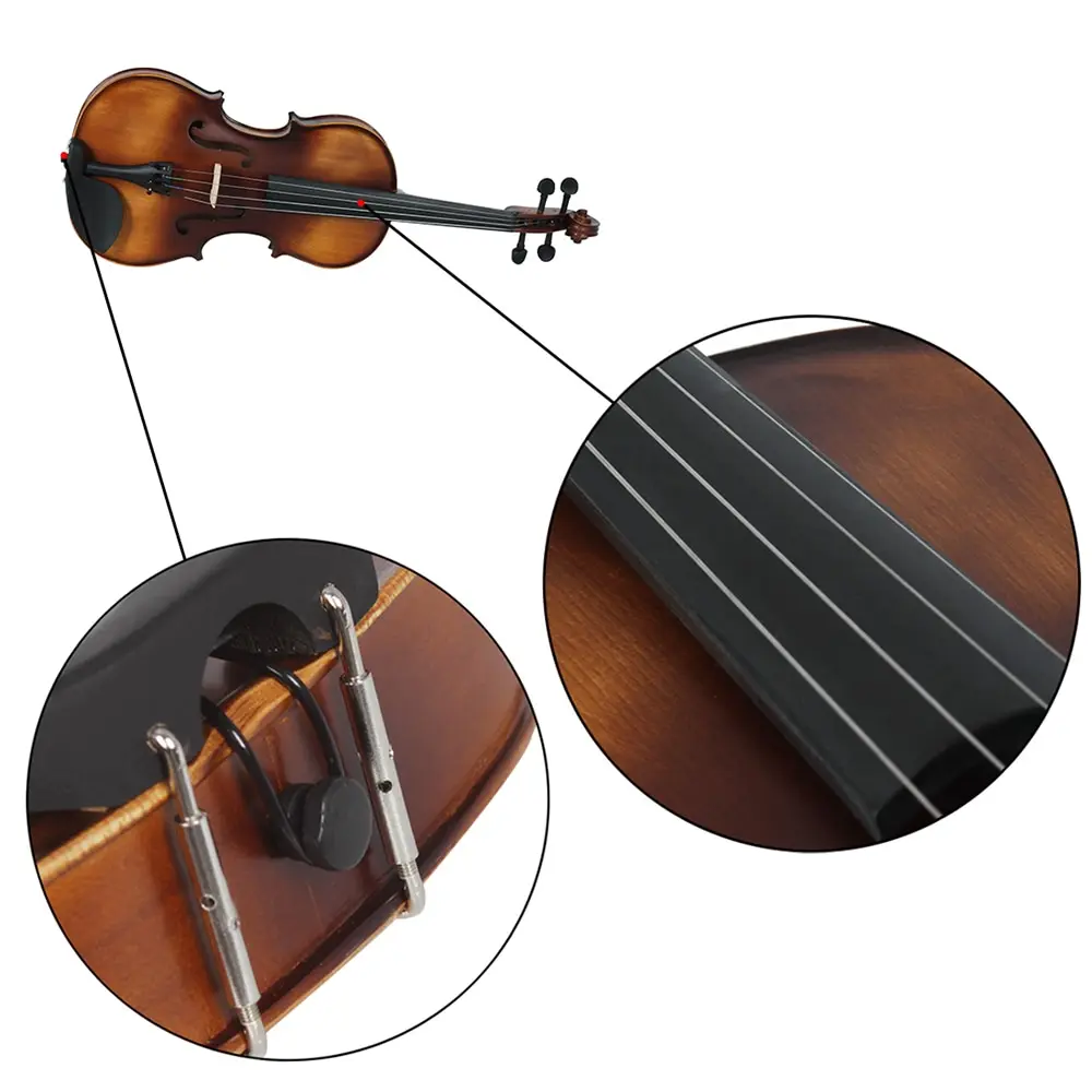 Muslady VLA-30 4/4 полный размер Классическая Скрипка ель Верхняя доска палисандр гриф с Чехол канифоль чистящая ткань