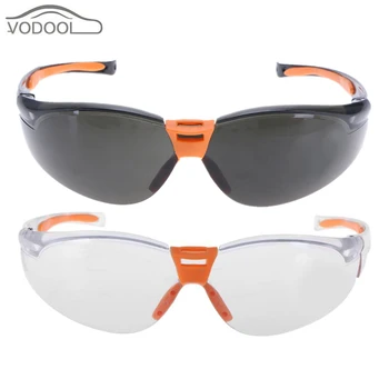 

Clear Transparent Black PC Goggles Labor Protection Eye Protect Dustproof UV Sprayproof Windproof Anti Radiation Glasses