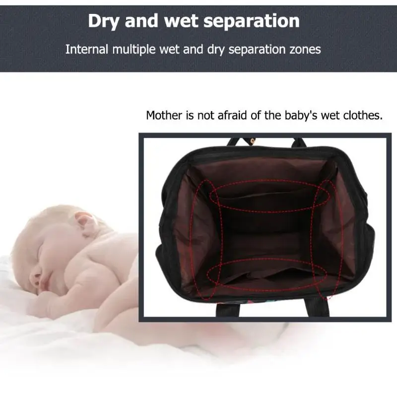 Сумка для беременных и для подгузников большая вместительность мумия сумки для подгузников водонепроницаемый нейлоновый рюкзак для мамы дорожная сумка для ухода за ребенком сумка через плечо