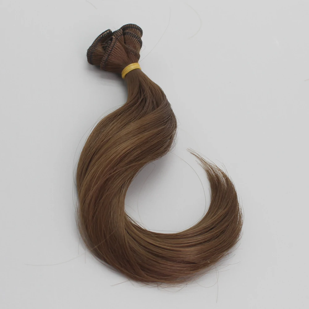 New Doll Accessories 15100cm DIY Mini Tresses Doll Wig High-Temperature Material Ponytail Hairs Wig For BJD High-Temperature (3)