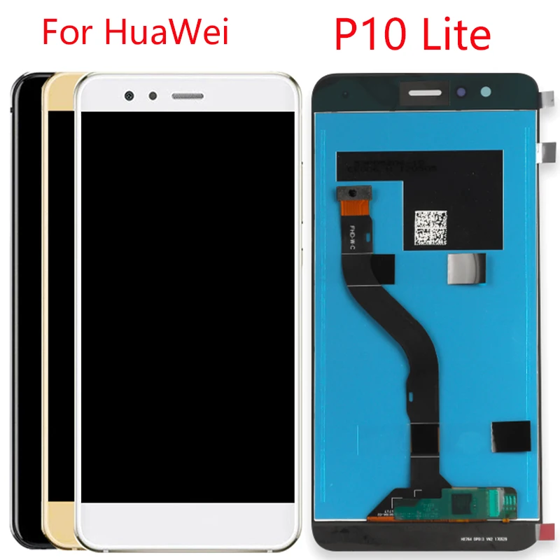 

Original LCD Screen For HuaWei P 10 Lite LCD Touch Screen With Frame Digitizer Assembly P10 Lite LCD Display WAS-LX1 WAS-LX1A