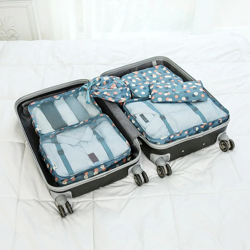 3 6 шт./компл. мужчин Женщины Travel Organizer стиральные косметика Пакет косметичка большая емкость Многофункциональный мешок хранения tym1143 - Цвет: 3