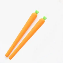 

BP1 Pack Cute Pen Creative Stationery items Korean Personalized Water Gel Student Carrot Model WJ-ZXB4 kawaii school supplies