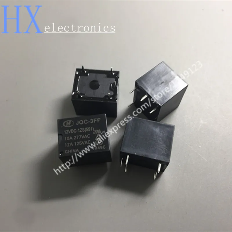 

Free shipping 5PCS Power relays HF3FF JQC-3FF-5VDC-1ZS JQC-3FF-9VDC-1ZS JQC-3FF-12VDC-1ZS JQC-3FF-24VDC-1ZS 10A250VAC 5pin