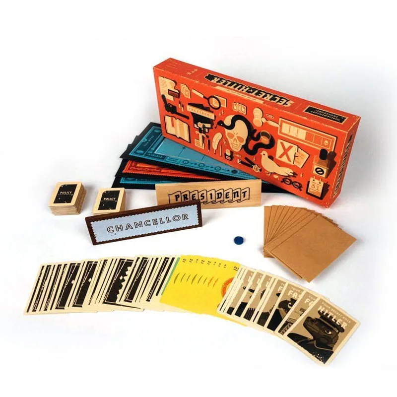 

Secret Hitlers Intelligence Game For Family Party Board Card Porker Cards Upgraded Indoor