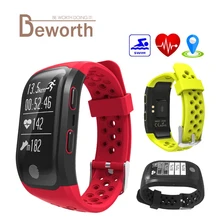 S908 GPS Smart Band сердечного ритма сна Мониторы браслет Фитнес шагомер IP68 Водонепроницаемый часы браслет спортивные трекер SmartBand
