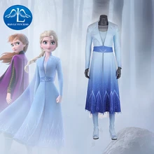 Elsa Dress Costume Princess Anna Dresses Cosplay Party Summer Baby Kids Children Fancy Clothes Elza Vestidos Halloween Costume girls children clothes anna elsa girl baby elza dresses for girl s kids princess vestidos infantis party wedding show cloth