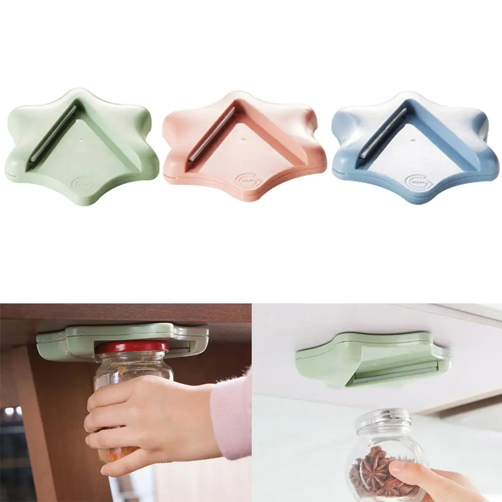 

Multi-functional Star Shape Rotary Opener Canned Open Lid Cover Kitchen Tool