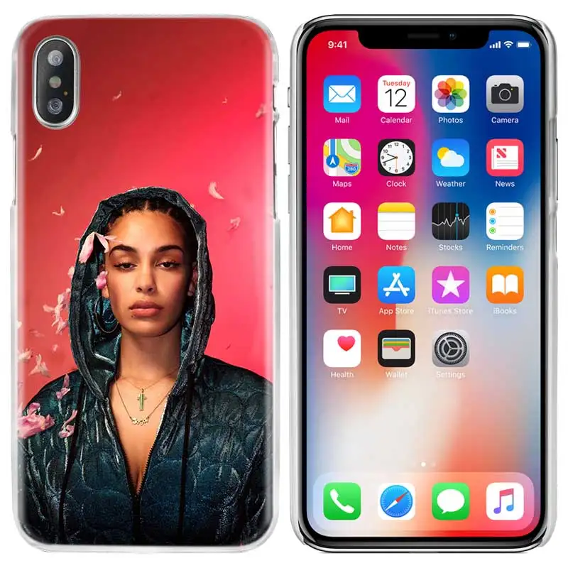 Jorja Smith Case Cover Clear Hard PC for iPhone XS Max XR 7 8 6 6s Plus X 5 5s SE 5C 4 4S
