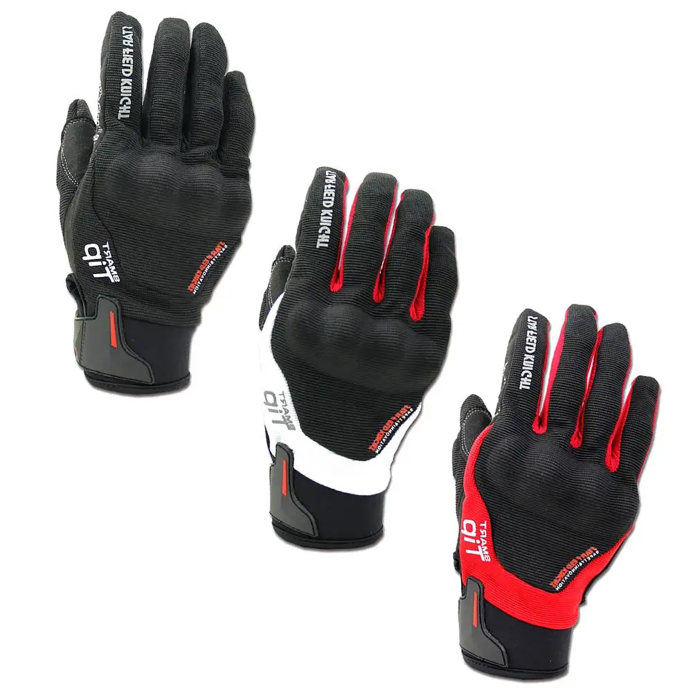 

1 Pair/Pack Motorcycle Gloves Breathable Touch Screen Racing Full Protection Riding Gloves Motocross Riding Protective Gears