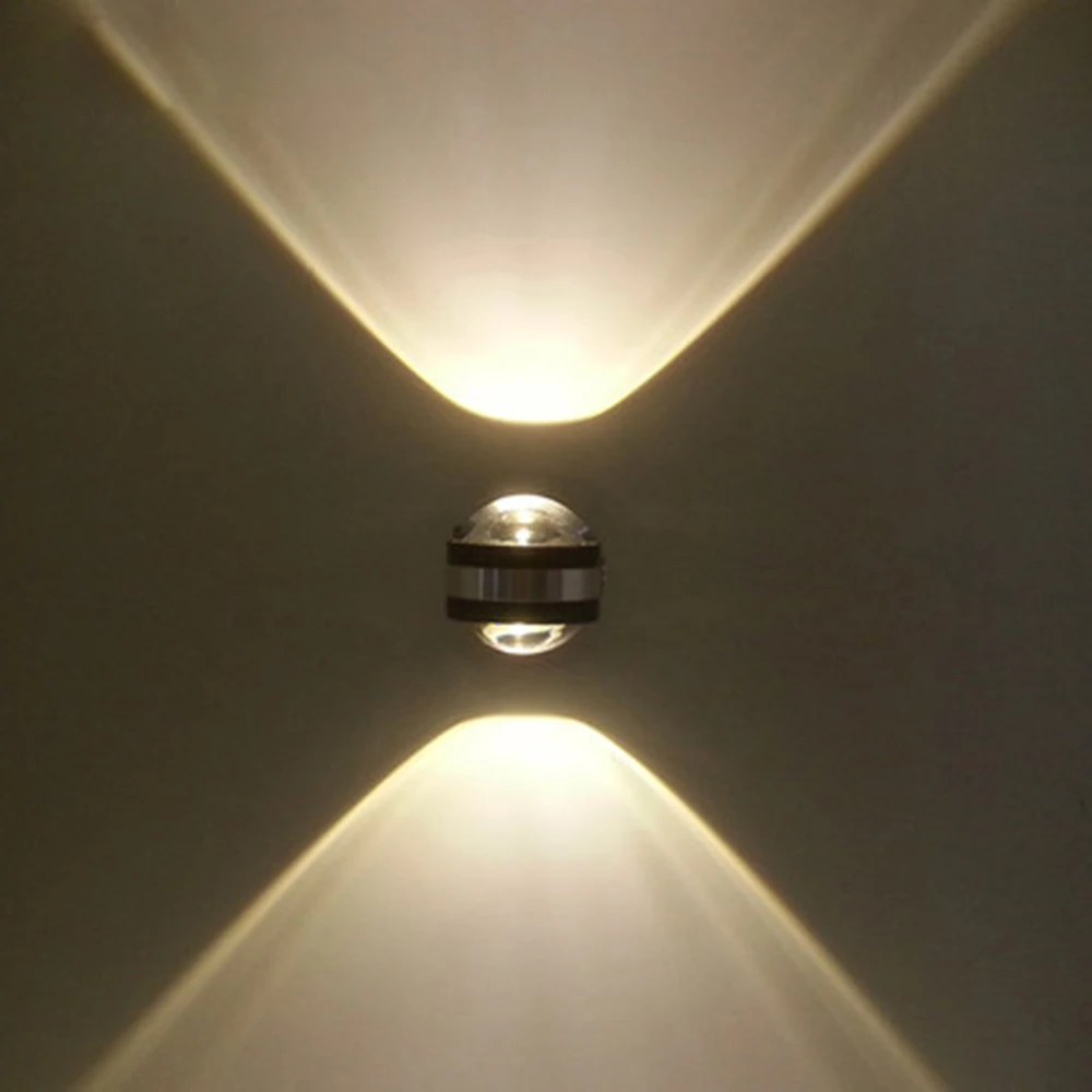 Tanbaby crystal led wall lamp 2W AC85 265V up and down Wall Led light modern home decoration UFO ...