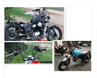 Универсальный мотоцикл Драг руль 1 дюйм Z бар для Honda Shadow Spirit Saber Aero ACE Steed VLX 400 600 1100