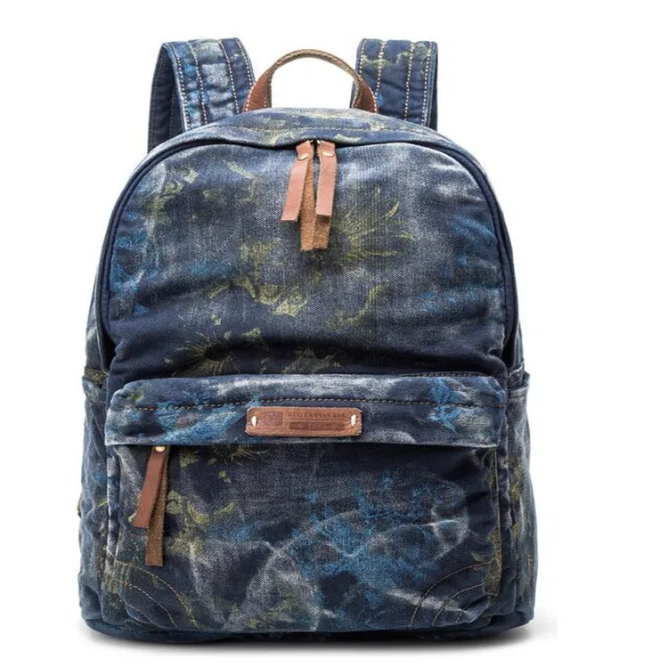 

Amasie Backpack School Bags Blue Printing Backpacks With Bear For Teenagers Girls Travel Bag Rucksacks GET0030