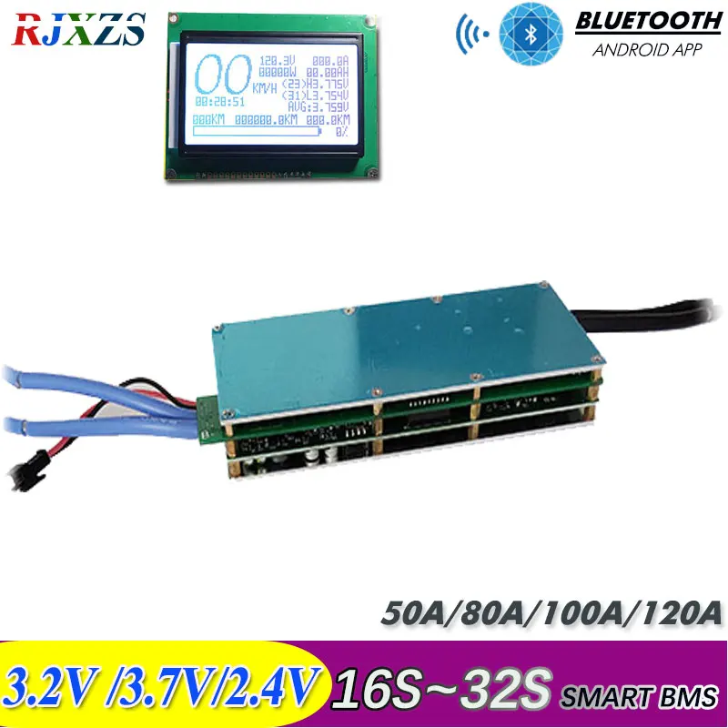 16S до 32S smart ant bms DIY Lifepo4 Li-Ion 50A/80A/100A/110A/120A smart bms pcm с android Bluetooth app monitor