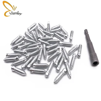 

Marrkey 500PCS 25mm Spikes for Tires/Tire Studs/Snow Chians/Screw-in Studs for Tractors/Compact Loaders/Forklift/ATV/Mining