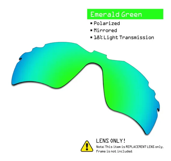 SmartVLT Замена поляризованных линз для Oakley радар ПУТЬ солнцезащитные очки с отверстиями-несколько вариантов - Цвет линз: Green-ShieldCoat