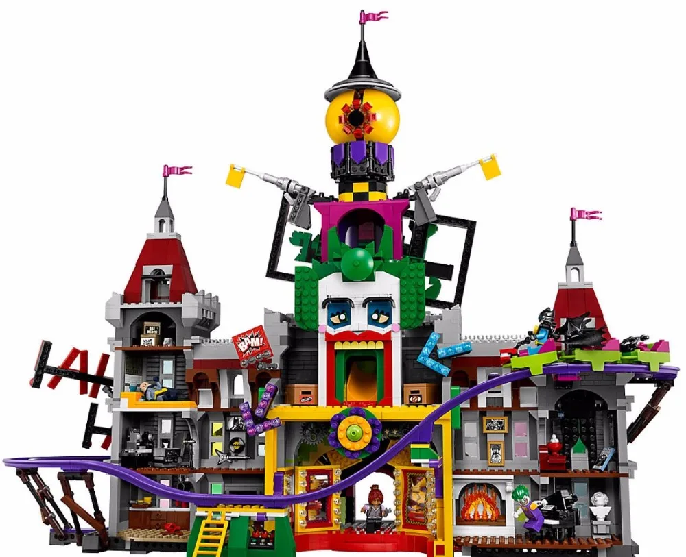 

07090 Batman Movie The Joker Manor Super Heroes Series 3857Pcs Building Block Brick Toy Compatible Legoings