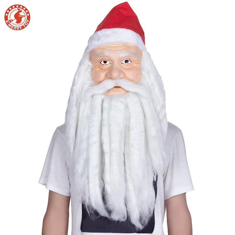 

Halloween Santa Claus Party Balloon Mask Rubber Masquerade Mask Costume Mask Christmas Ornament