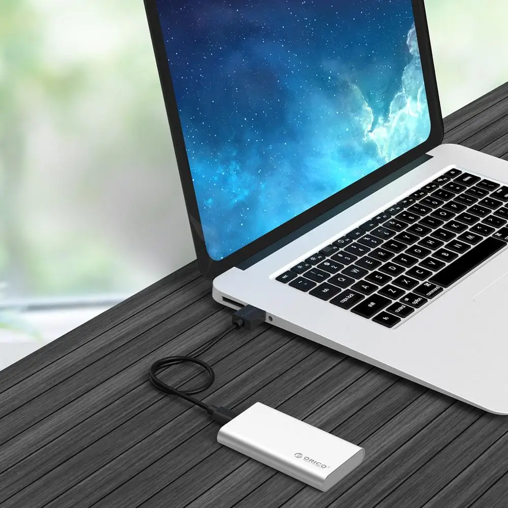 ORICO type-C Мини mSATA SSD корпус алюминиевый 5 Гбит/с высокоскоростной HDD чехол для Laotop Настольный для Windows/Linux/Mac винт крепления