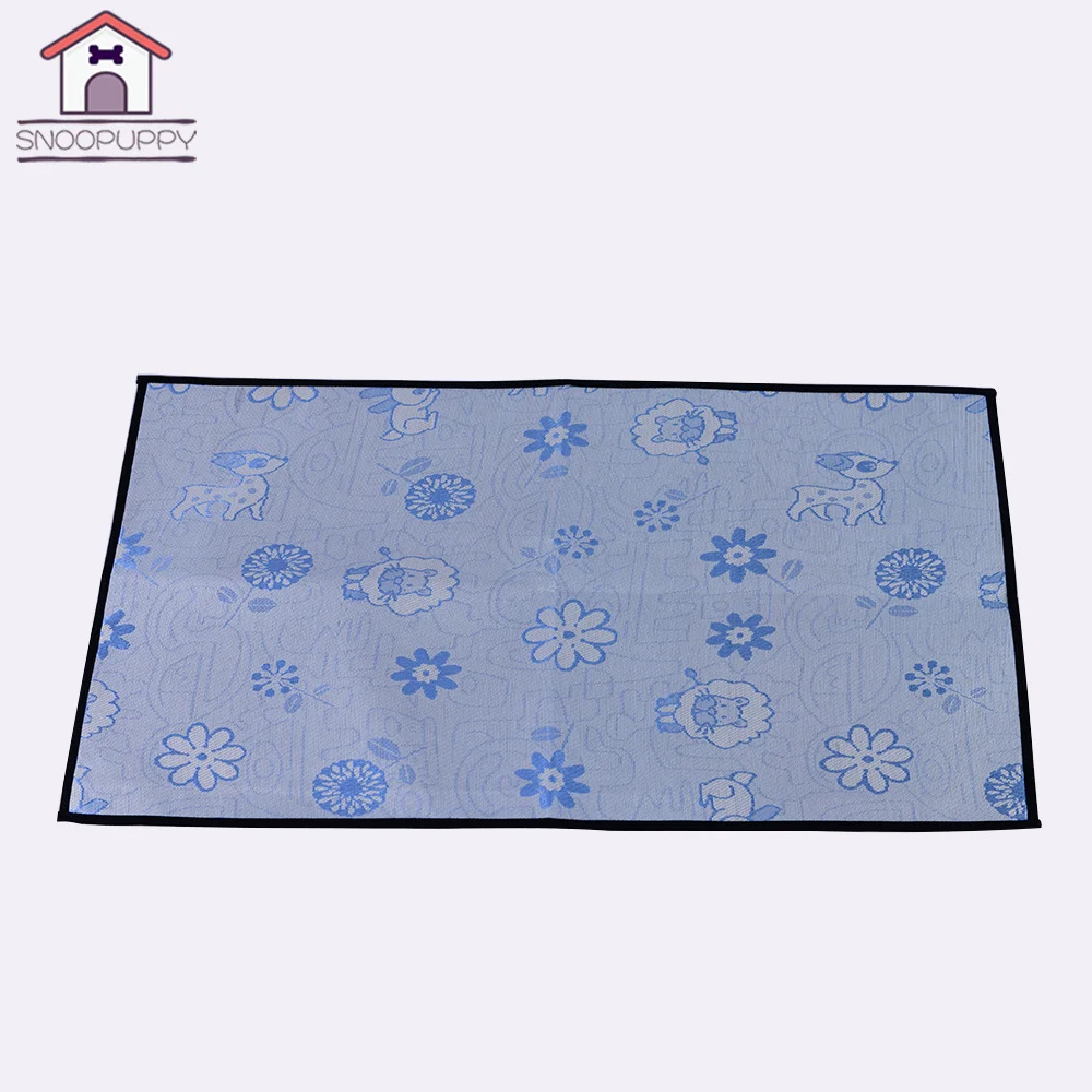 

Summer Cooling Pet Mat Dog Bed In Ice Silk For Cats Dogs Waterproof Washable Dog Mat For Small Medium Large Mats For Dogs PG003