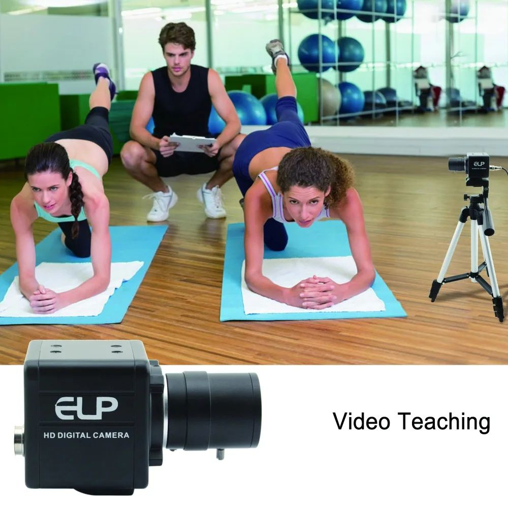 ELP Бесплатный драйвер IMX179 8mp CS 2,8-12 мм варифокальный камера наблюдения с USB для промышленного машинного видения