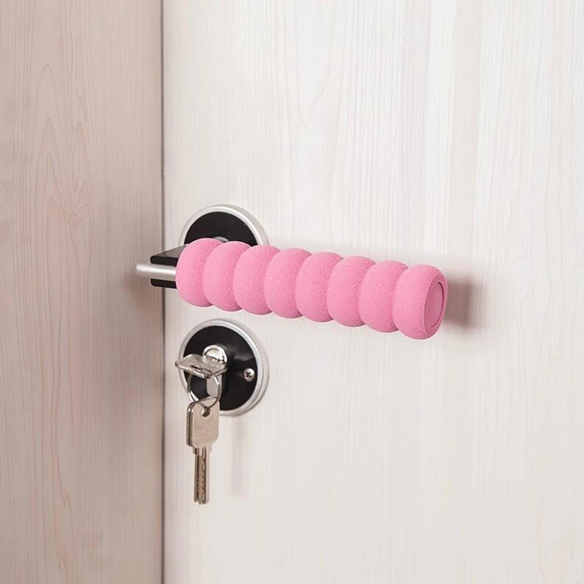 Home Safety Decorations Children doorknob pad cases Safety Door Handle spiral Anti-Collision Knob set