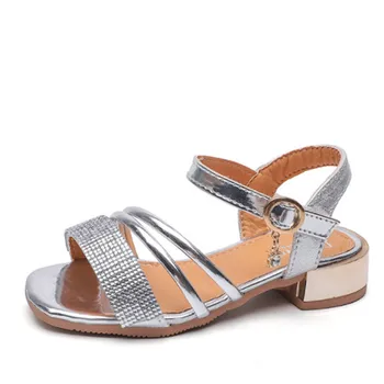 

Xinfstreet 2019 Girls Sandals Summer Little Kids Gladiator Sandals Children Shoes Princess Beach Sandals Size 26-36